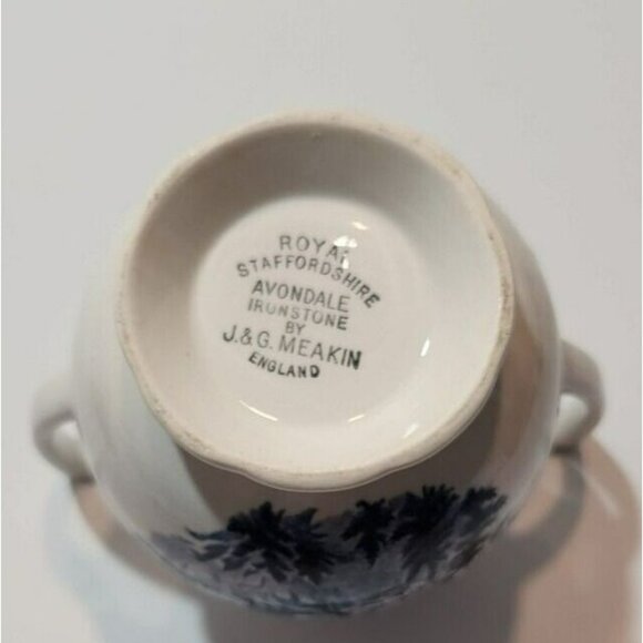 America Hurrah English Ironstone J&G Meakin Sugar Bowl And Creamer Pitcher - Picture 11 of 15